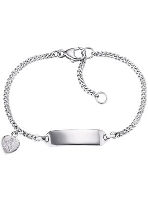 Herzengel HEB-ID-ANGELI-HEART Mädchen Armband Sterling-Silber 925 14 cm