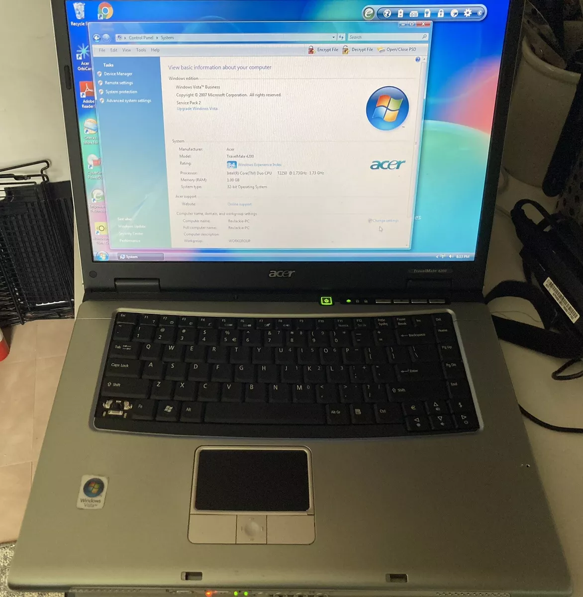 Acer Travelmate 4200 BL50 Laptop | EBay