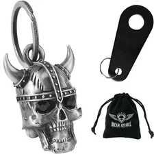 Premium Bell Guardian3D Skull Black Stone Eyes Bell Lightweight Accessories
