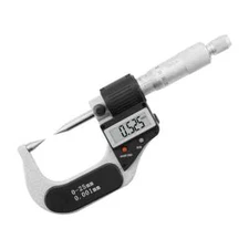 0-25mm High Precision Digital Display Double Pointed Outer Diameter Micrometer