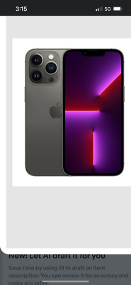 Apple iPhone 13 Pro - 1 TB - Gray (Unlocked) TikTok App is installed in it.