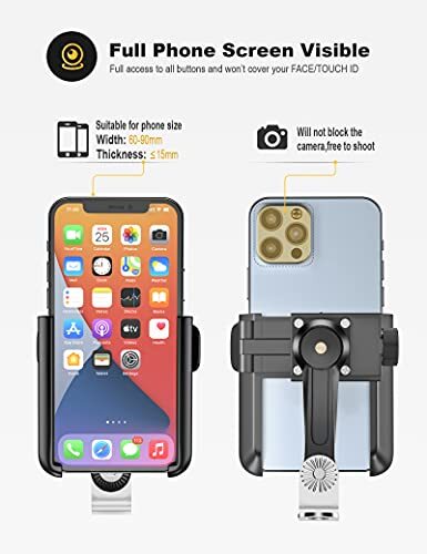 Support téléphone moto à libération rapide Grefay antichoc universel - 3
