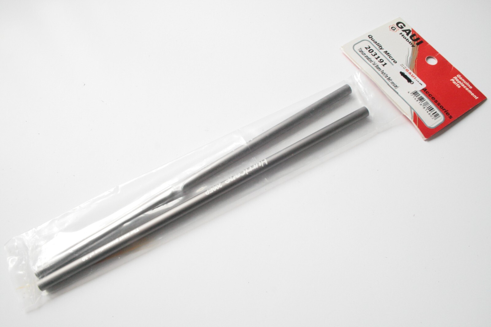 Gaui Titanium Anodized Tail Booms (Belt Version) - 203191 Hurricane 200EP