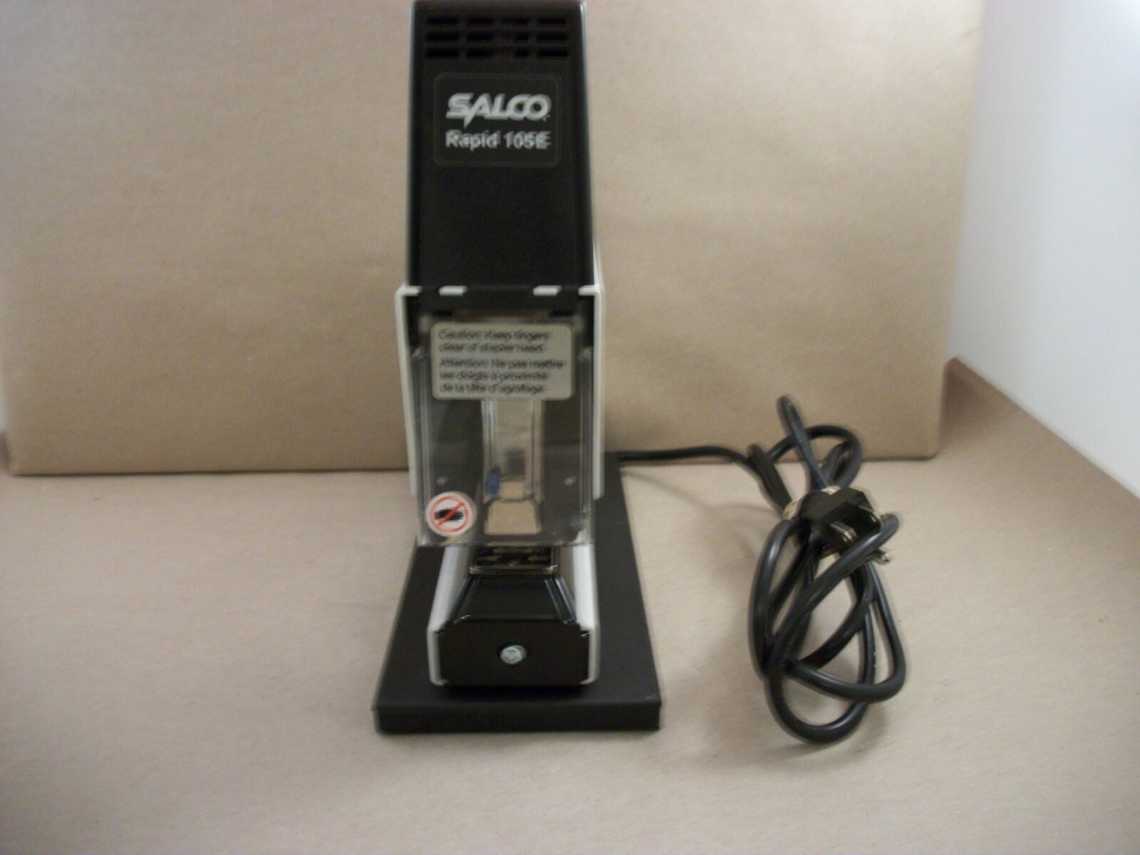 Salco Rapid 105E Heavy Duty Electric Stapler Tested Working 35315 eBay