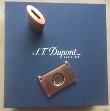 ¡OFERTA! S.T. DUPONT Megajet + Cortador, Cobre Cepillado (XMASCOP2)