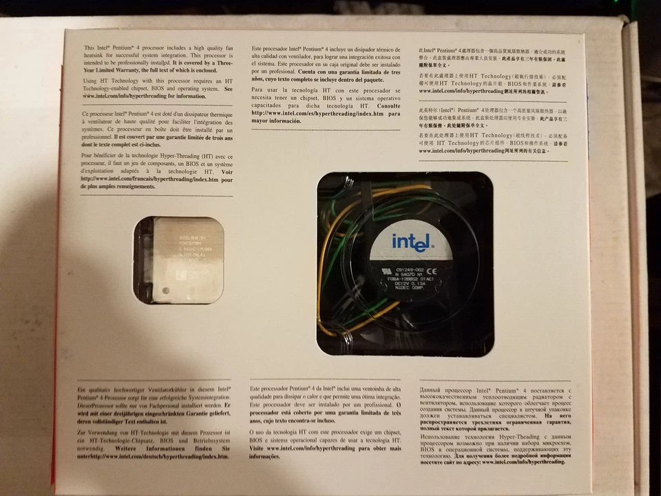 Intel Pentium 4 3E 1MB L2 Cache 3.0 GHz Socket 478 CPU BX80546PG3000ESL7PM - Image 4 of 4