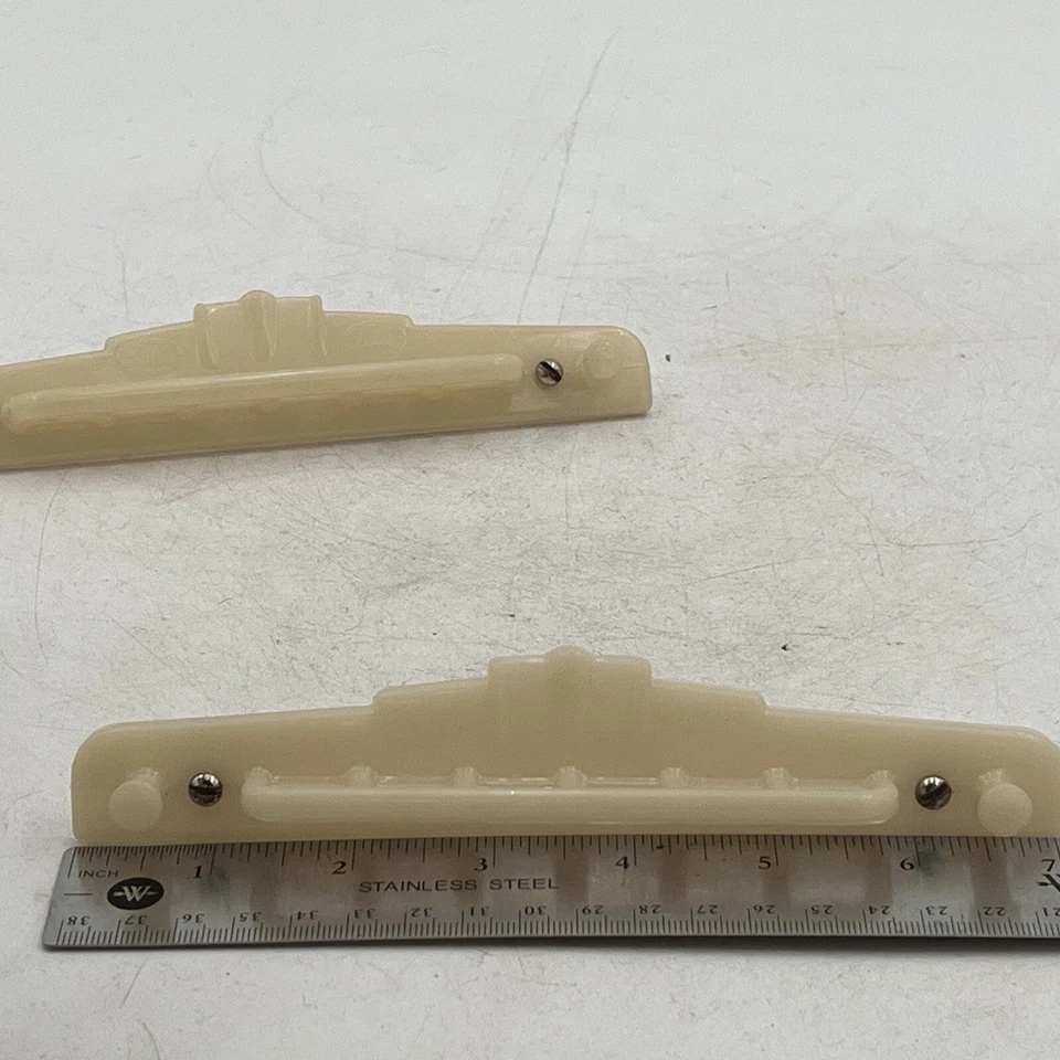 2- Soporte de cepillo de dientes de montaje en pared vintage Fuller Brush Co. marfil baño MCM Foto 4 de 4