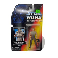 Kenner Star Wars POTF Orange Card Luke Skywalker Dagobah Fatigues Action Figure