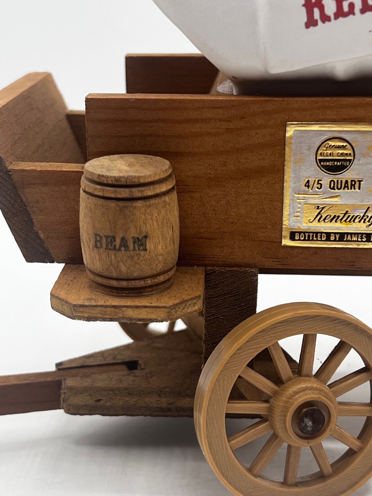 Vintage 1976 Jim Beam Whiskey "Harolds Club Reno or Bust" Stagecoach