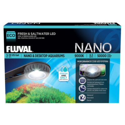 Fluval Sea Nano-LED-Beleuchtung 6,5 W 290 lm für Aquarien bis 30 cm 9.000 K