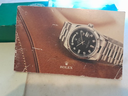 CAJA ROLEX 68.00.08 + PAPELES REF 16233 + 4 FOLLETOS + HISTORIA ROLEX + CAJA REGALO - Imagen 16 de 22