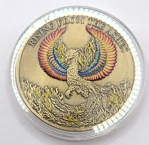 Phoenix from the Ashes Twelve Chinese Zodiac Challenge Coin,Gold