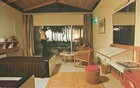 Choc Bay St. Lucia West Indies Room Interior Halcyon Beach Club 1977 Postcard
