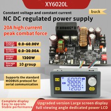 XY6020L 20A 1200W DC 6V-70V Buck Module CNC Adjustable CV CC Power Supply Module