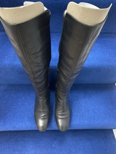 LK Bennett knee high leather boots mid heel, 7 40 - Picture 8 of 10