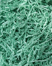 Soft Thin Cut Crinkle Paper Shred Filler 1 LB - Mint