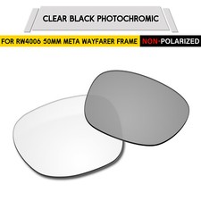 Clear Photochromic Replacement Lenses for Ray-Ban RW4006 50mm Smart Glasses