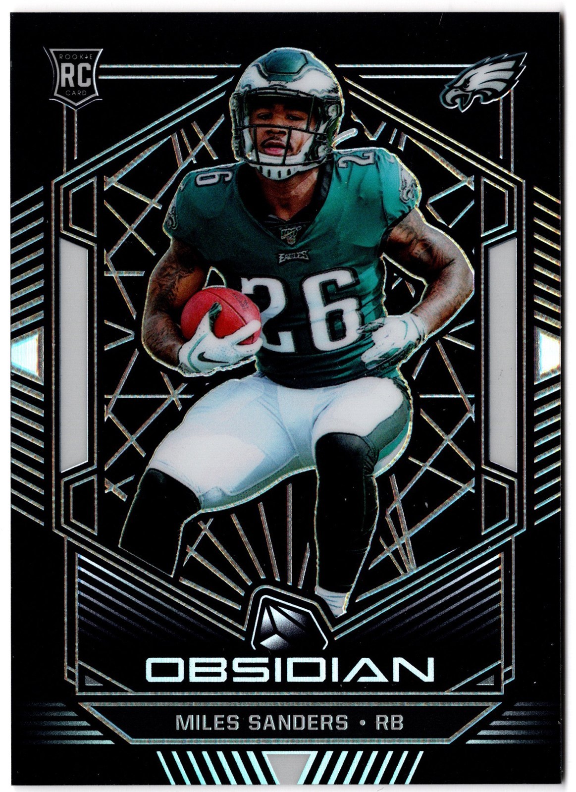 2019 Panini Obsidian Acetate MILES SANDERS 110 125 Philadelphia Eagles RC Rookie