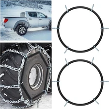 BBTO 2 Pcs Light Truck Traction Chain Rubber Tightener Grip Light Truck/SUV Tire