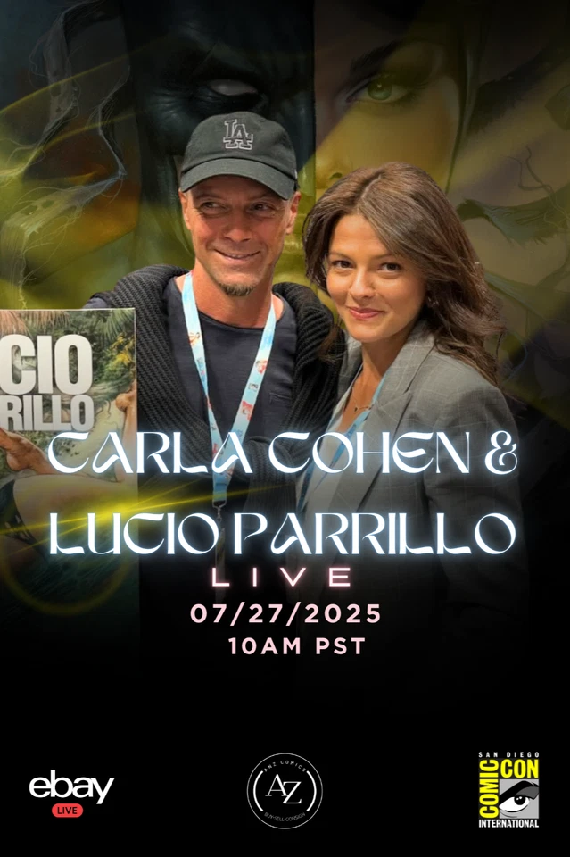 💎 AnZ Comics LIVE @ San Diego Comic Con with Carla Cohen & Lucio Parrillo!