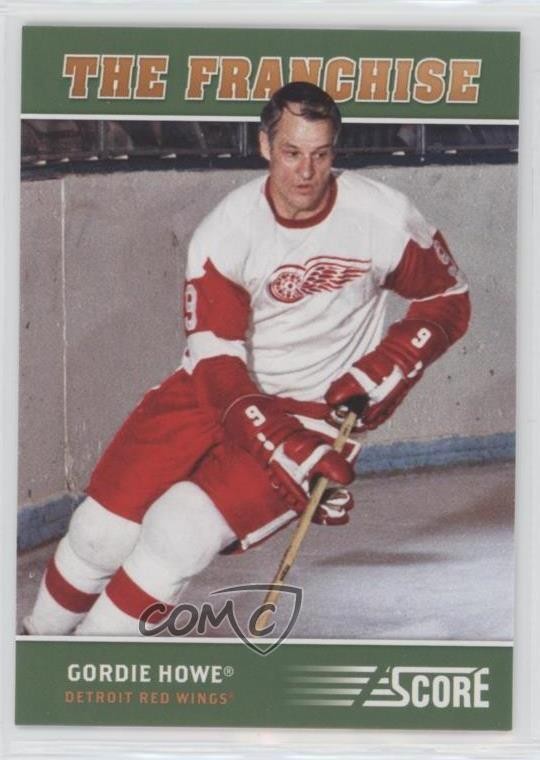 2012-13 Score Retail The Franchise Original Six Gordie Howe #OS2 HOF 05ds