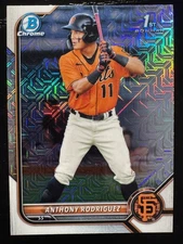 2022 Bowman Mega Box Chrome Mojo Refractors - Chrome Prospects #BCP1-150 U Pick