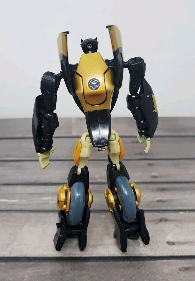 Transformers Animated PROWL Action Figure Deluxe Class Hasbro 2008 Incomplete - Image 4 of 4