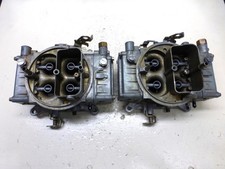 Pair Of Rebuilt 450 Cfm 4160 Holley 4-bl 9676 Carburetors Dual Quad 2x4 Pair Of Rebuilt 450 Cfm 4160 Holley 4-bl 9676 Carburetors Dual Quad 2x4