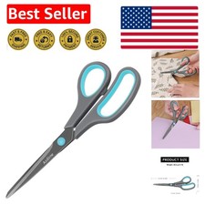 Stylish Non-Stick Teflon Coated Scissors - Durable Stainless Steel Blades 21.5cm