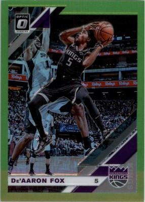 2019-20 Donruss Optic Lime Green #57 De'Aaron Fox /149 - BSK