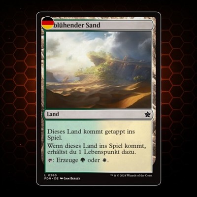MTG - Blossoming Sands/Erblühender Sand - FDN - Deutsch - NM