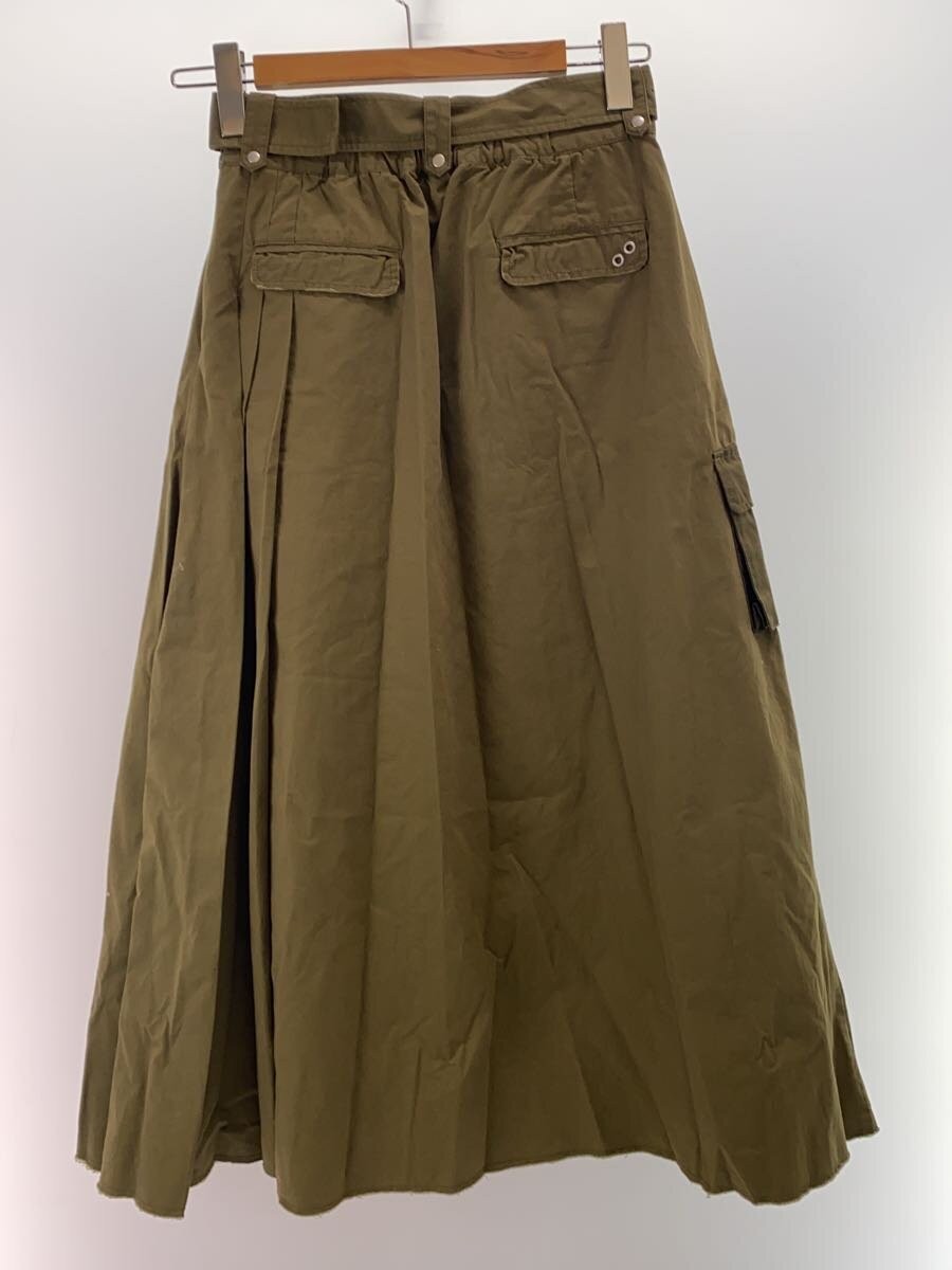 AMERI Long Skirt M Cotton KHK Solid 0291920040 - image 2