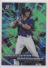 2018 Bowman Platinum Prismatic Prodigies Green 62/99 Keston Hiura #PPP-38 pr9