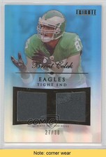 2010 Topps Tribute Dual Relics Blue Rainbow 27/30 Brent Celek #DR-BC READ 0af