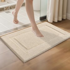 SHACOS Super Soft Fluffy Bathroom Rug 24"x36" Non-Slip Washable Bath Mat