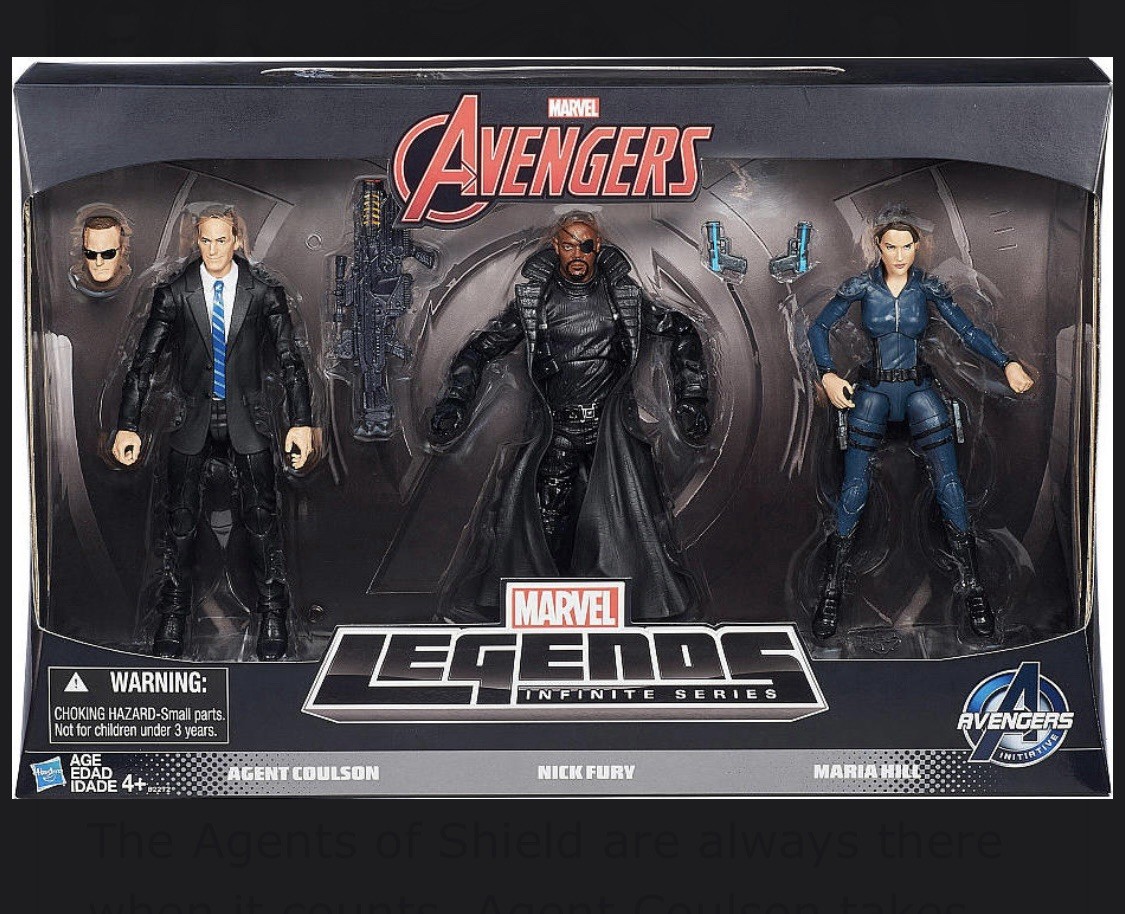 マーベルレジェンド エージェントオブシールド 3パックセット USA限定 Captain America Marvel Legends S.H.I.E.L.D. Action Figure