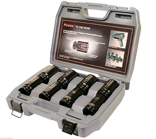 Ingersoll Rand Impact Sockets, 8-Pc. Set, 3/4in. Drive, SAE, Deep, Model# SK6H8L - Image 4 of 4