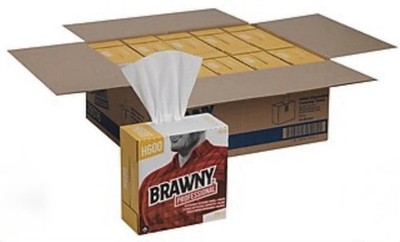 Brawny Professional H600 Synthetic Fiber Cleaning Wipers 2000ct  10/200 Case