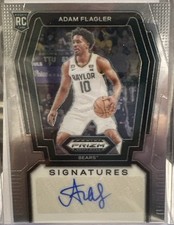 Adam Flagler Baylor Bears Basketball Panini Rookie autograph card OKC Thunder