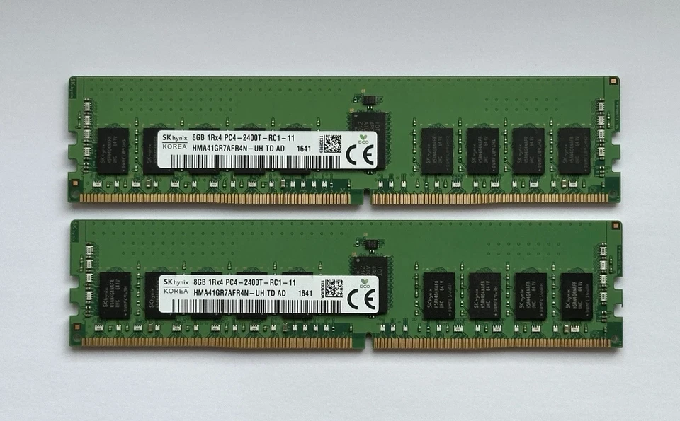 8 x SK Hynix HMA41GR7AFR4N-UH 8GB 1Rx4 PC4-2400T-RC1-11 RAM - Image 2 of 2