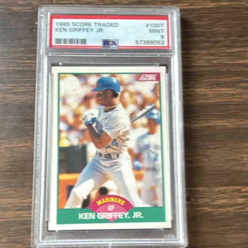 SCORE 1989 Rookie & Traded Ken Griffey Jr. #100T PSA 9 Rookie Seattle Mariners