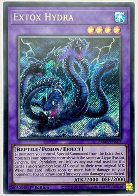 BLMR-EN007 Extox Hydra - Secret Rare 1st Edition Near Mint YuGiOh Card