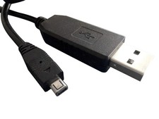 Washinglee USB-1 Programming Cable for Uniden Scanner Radio, 6 feet, Black