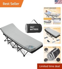 Wygodny materac 2-calowy do łóżeczka 75x30 - lekka, wodoodporna podkładka podróżna