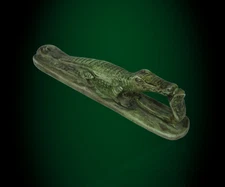 Authentic Ancient Egyptian Statue of God Sobek Crocodile-Headed Deity BC