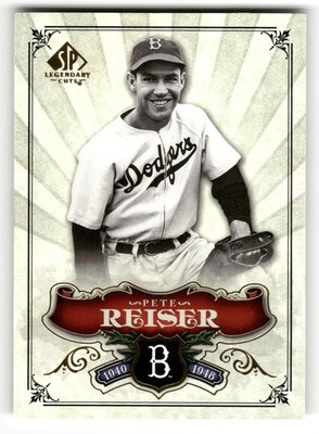 Pete Reiser 2006 SP Legendary Cuts Set-Break #39 Brooklyn Dodgers