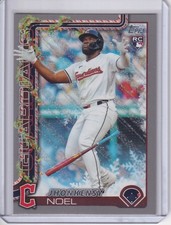 2025 Topps Holiday - Jhonkensy Noel #H120 Rookie Holiday Silver Glitter (RC)