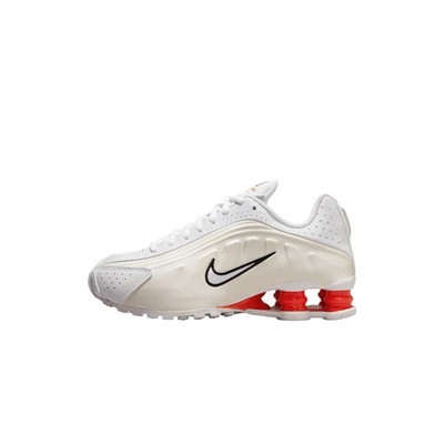 Nike Shox R4 Training Shoes White/Phantom Gray White/Passionate Red CW2626-102