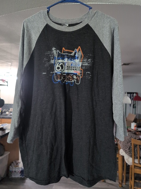 Next Level Apparel Nos Energy Drinks Sprint Cars 60th Knoxville Nationals Tshirt