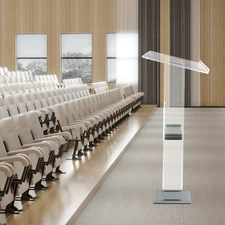 Acrylic Pulpit Stand Presentation Lectern Podium Church Office Conference Podium